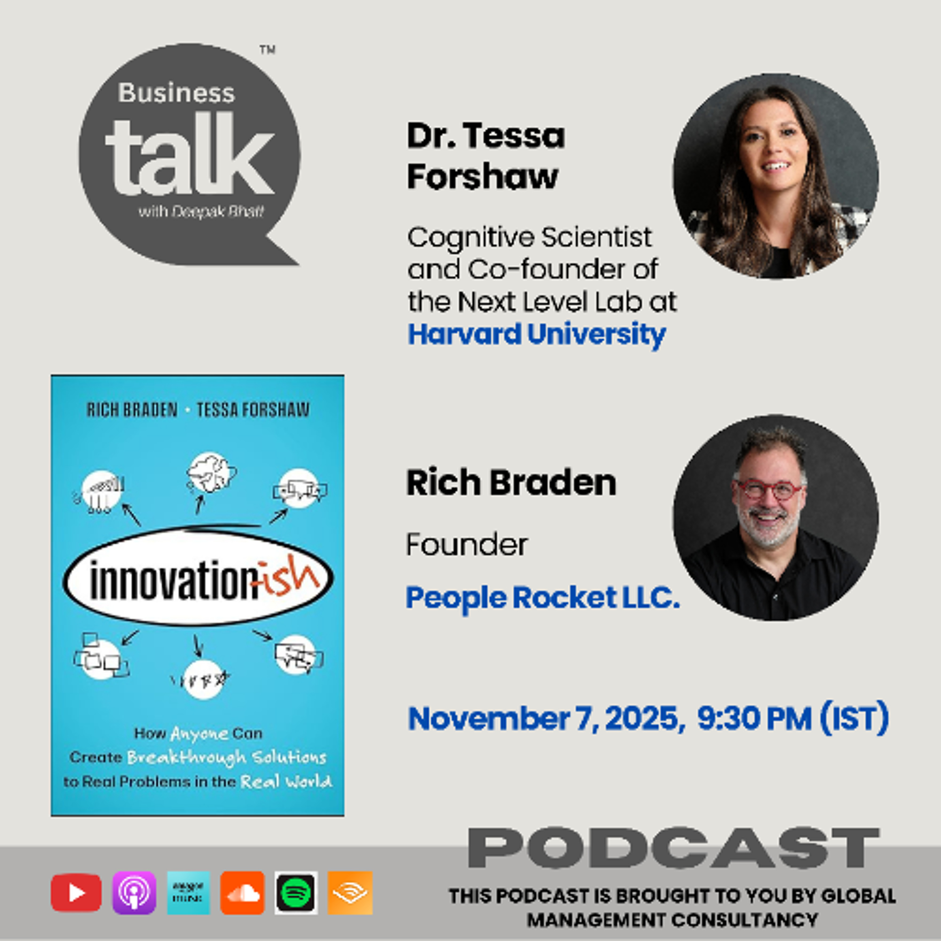 Unlocking Innovation: Insights from "Innovation-ish" by Tessa Forshaw & Richard Braden episode artwork