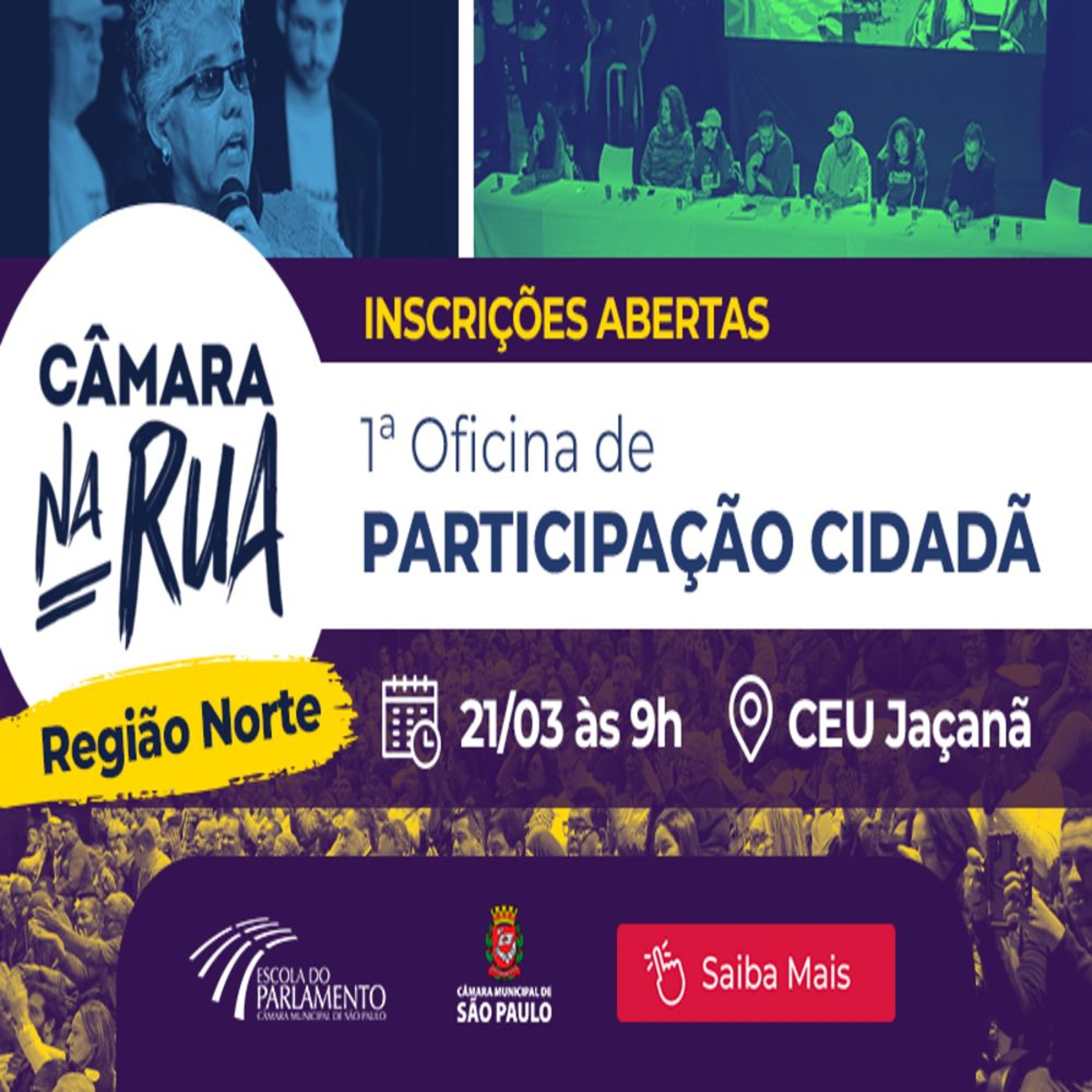 16.03.2026 = INSCRIÇÕES ABERTAS PARA PARTICIPAÇÃO POPULAR  EM OFICINA DO CÂMARA NA RUA episode artwork