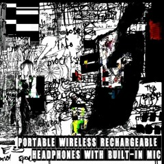 Portable Wireless Rechargable Headphones with Built in Mic - illicit (demo)