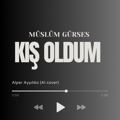 Müslüm Gürses - Kış Oldum (AI cover)