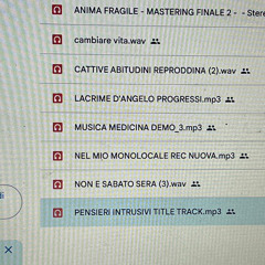 PENSIERI INTRUSIVI TITLE TRACK