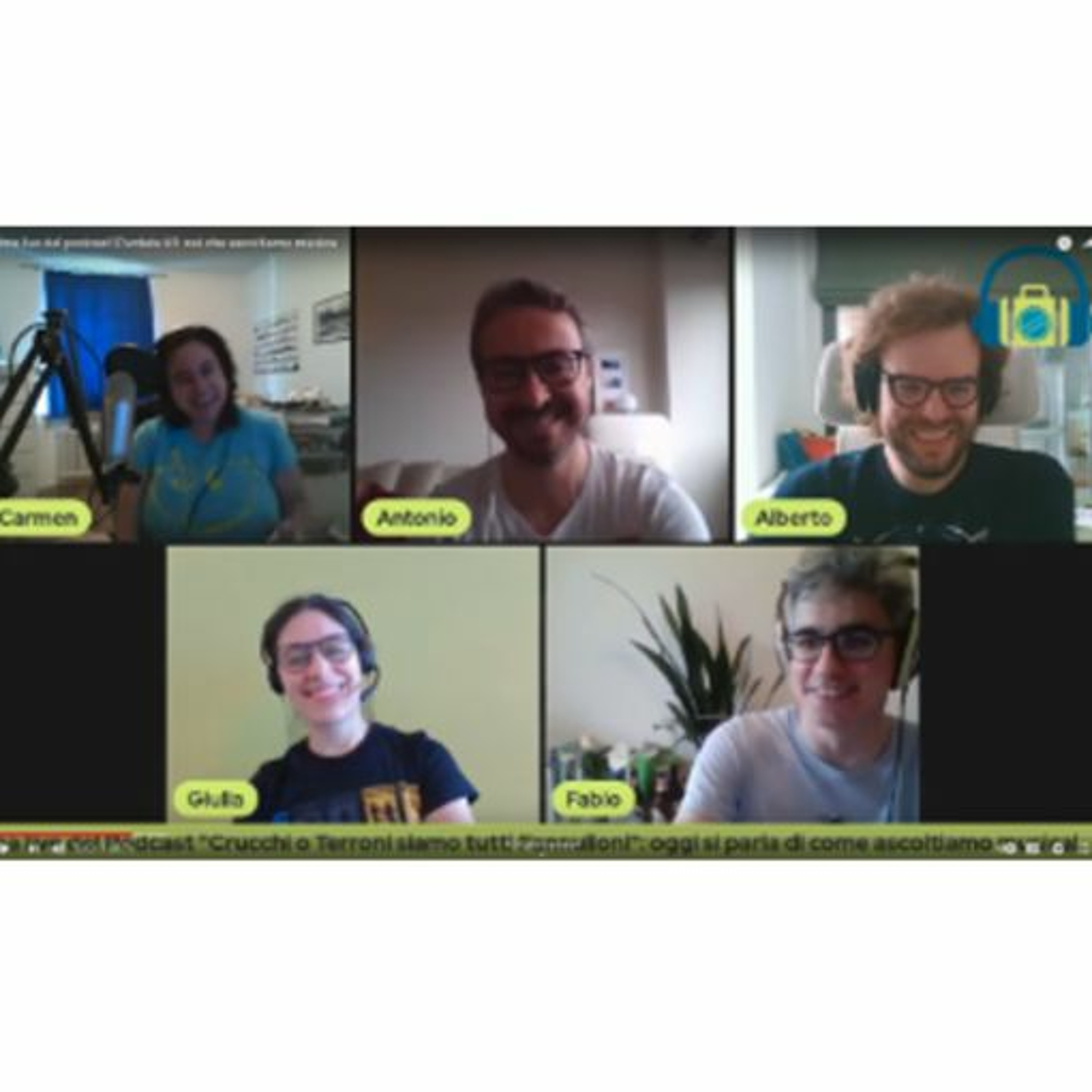 65: noi che ascoltiamo musica, ovvero la puntata live del podcast (plin)