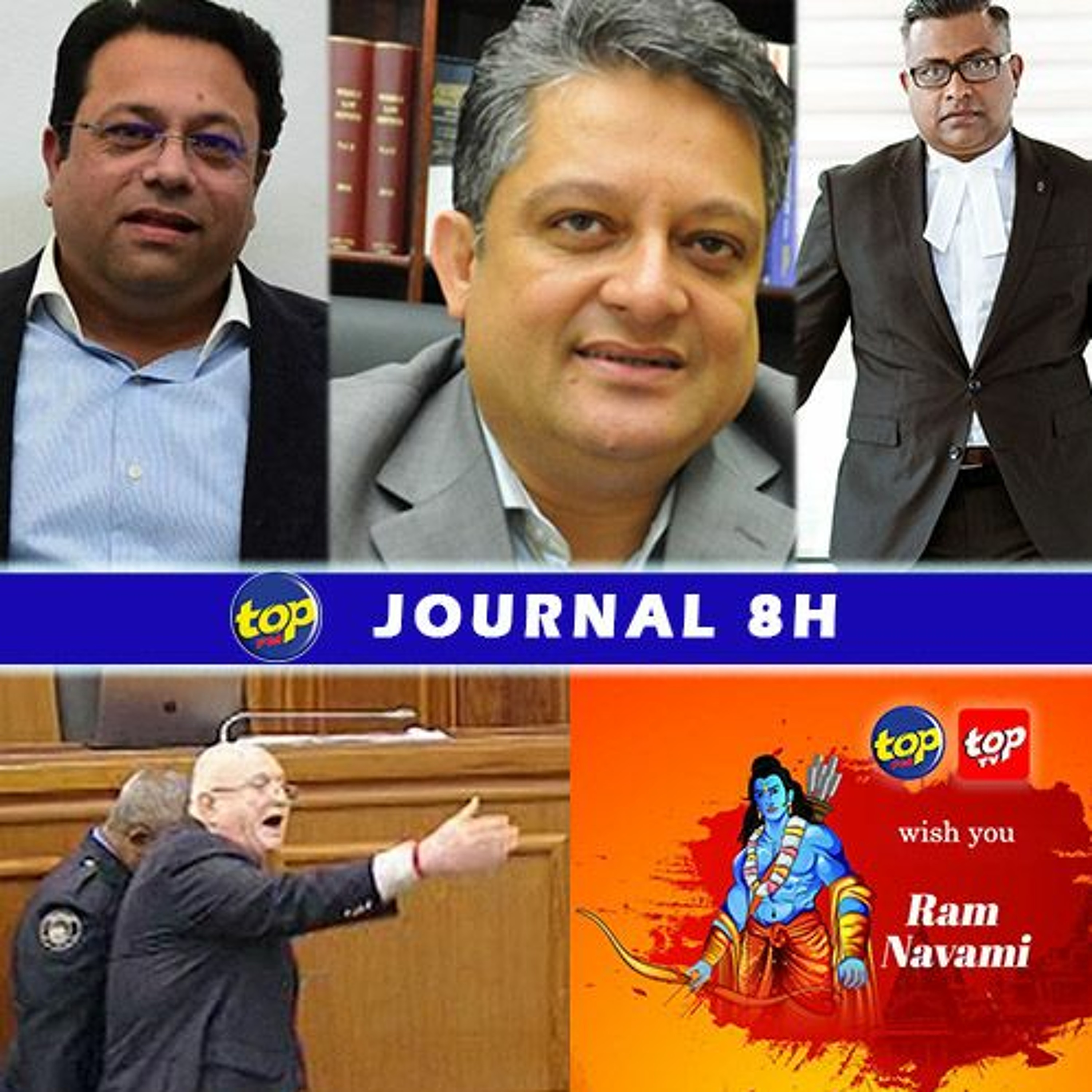 Le journal de 8H de ce mercredi 17 avril 2024