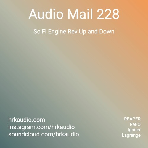 Stream SciFi Engine Rev Up And Down AM00228 by HRKaudio Listen online