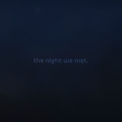 the night we met by money flip & willix — but it's a + slowed version.