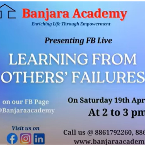Special Program - Learning from others failures by Dr Ali Khwaja