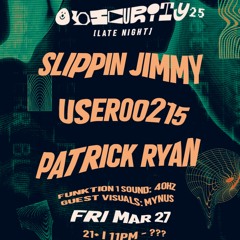 Patrick Ryan live @ Obscurity25 (Part 1/2)