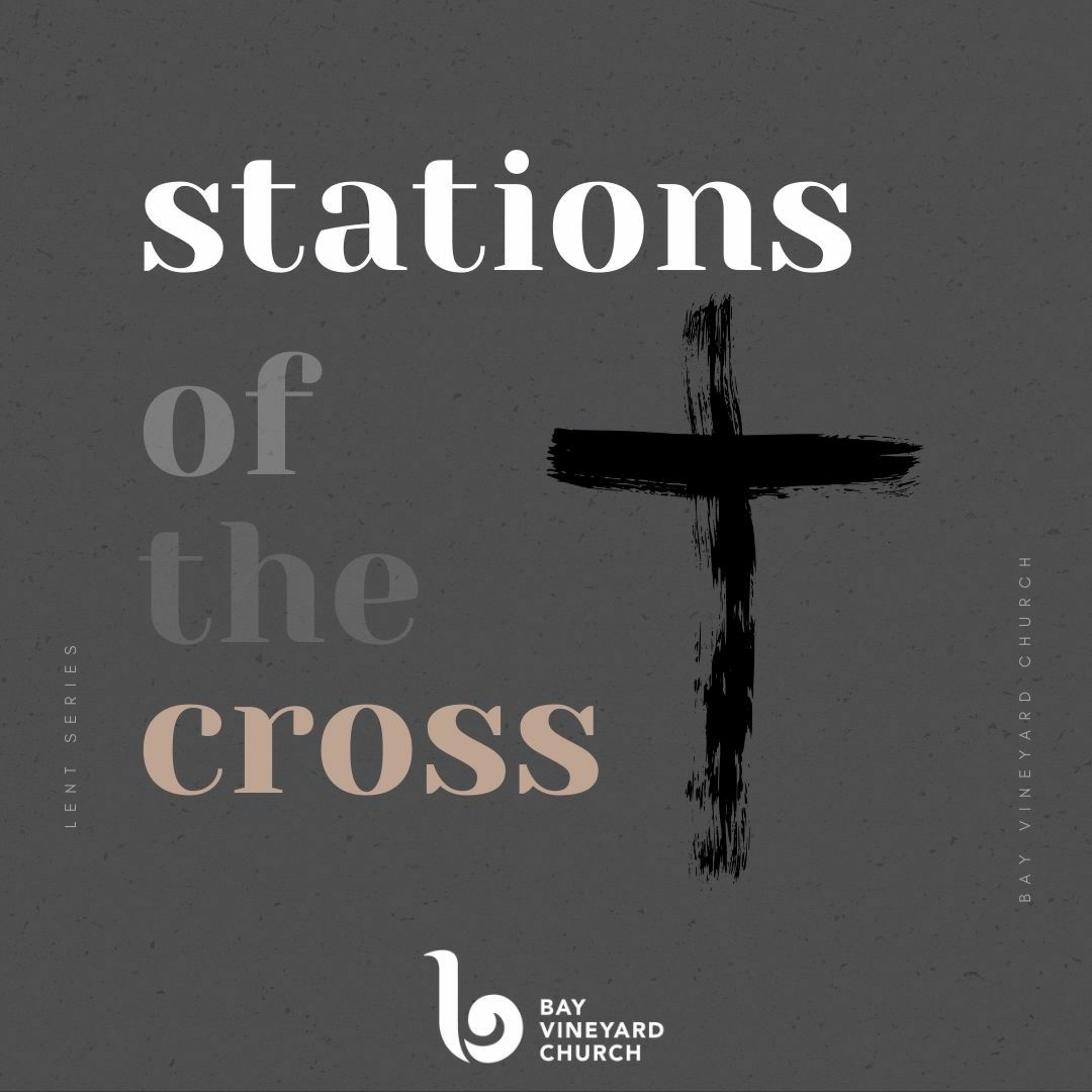 Sunday March 21st // Stations of the Cross - Jesus carries his cross episode artwork