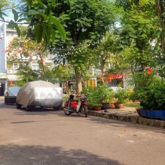 Khu dân cư_hẻm vắng, chim hót, thanh bình, ban ngày_Tp.Hcm 2024