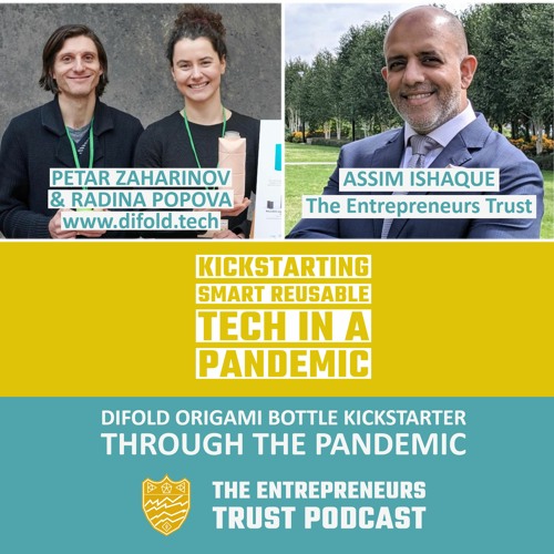 DiFOLD Origami Bottle Kickstarter through the pandemic with Petar Zhaharinov and Radina Popova