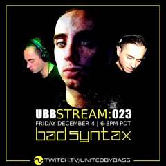 Bad Syntax Ft One Mic MC - 2020 Recap Mix [Recorded Live For UBB]