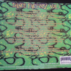 Dance Factory Vol 1 CD/PROMO