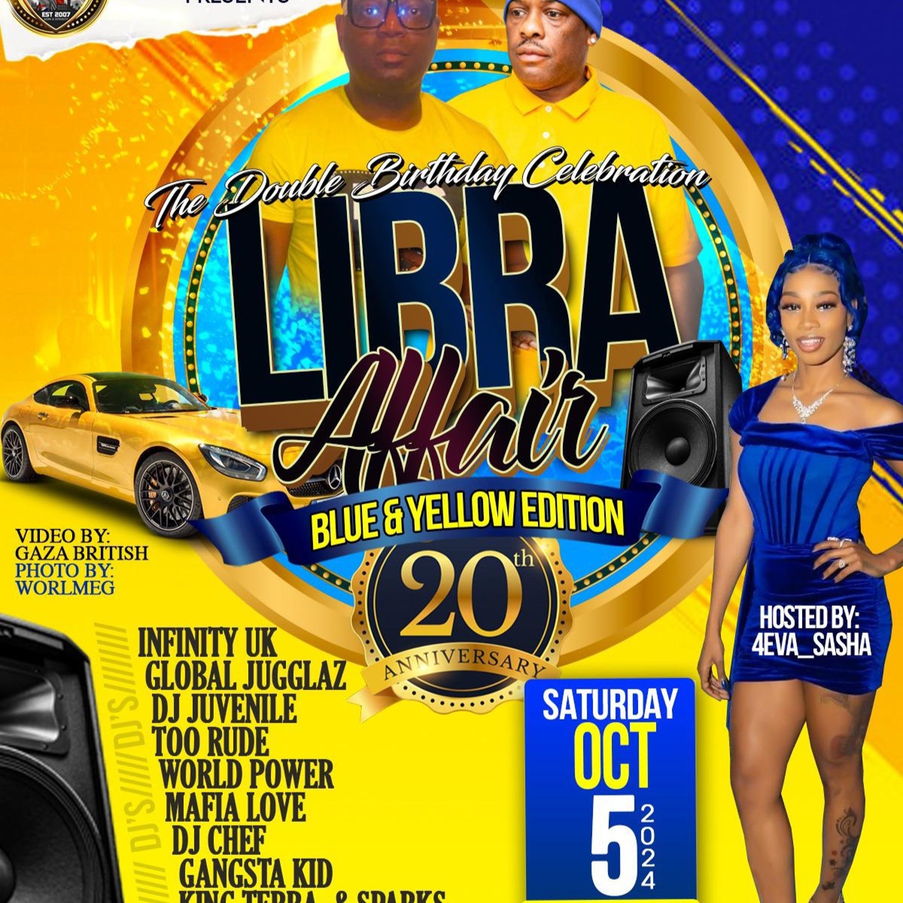 LIBRA AFFAIR BLUE N YELLOW 5TH OCTOBER 2024 DOUBLE BIRTHDAY CELEBRATION episode artwork