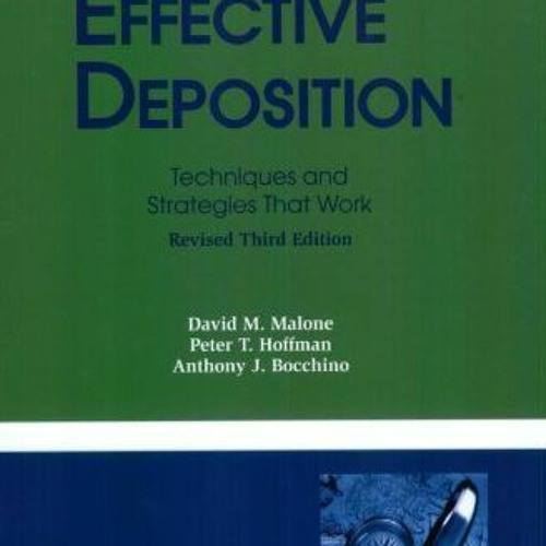 ( GFL ) The Effective Deposition by  David M. Malone,Peter T. Hoffman,Anthony J. Bocchino ( neSRP )