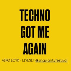 TECHNO GOT ME AGAIN.
