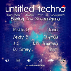 untitled techno Boxing Day shenanigans *live* on techno FM with Richie Q & friends