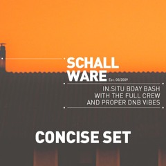 CONCISE SET POSTGARAGE 18.10. (IN.SITU BDAY BASH)