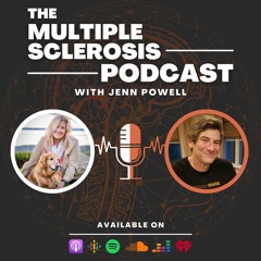 Jenn sits with MS advocate and MS4MS ambassador Michael Weiss