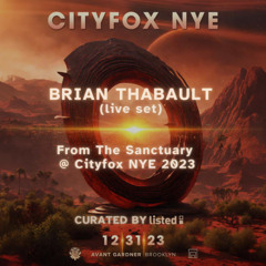 Brian Thabault (Live Set) - Cityfox NYE 2023 @ Avant Gardner / Brooklyn Mirage