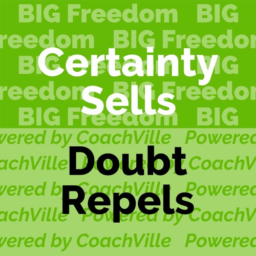 BIG Freedom - Certainty Sells Doubt Repels