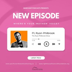 Basecamp Podcast Episode 27 "Where's Your 'Mayhem' Voice" ft. Ryan Philbrook