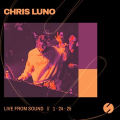 Chris Luno live at Sound on 01.24.25