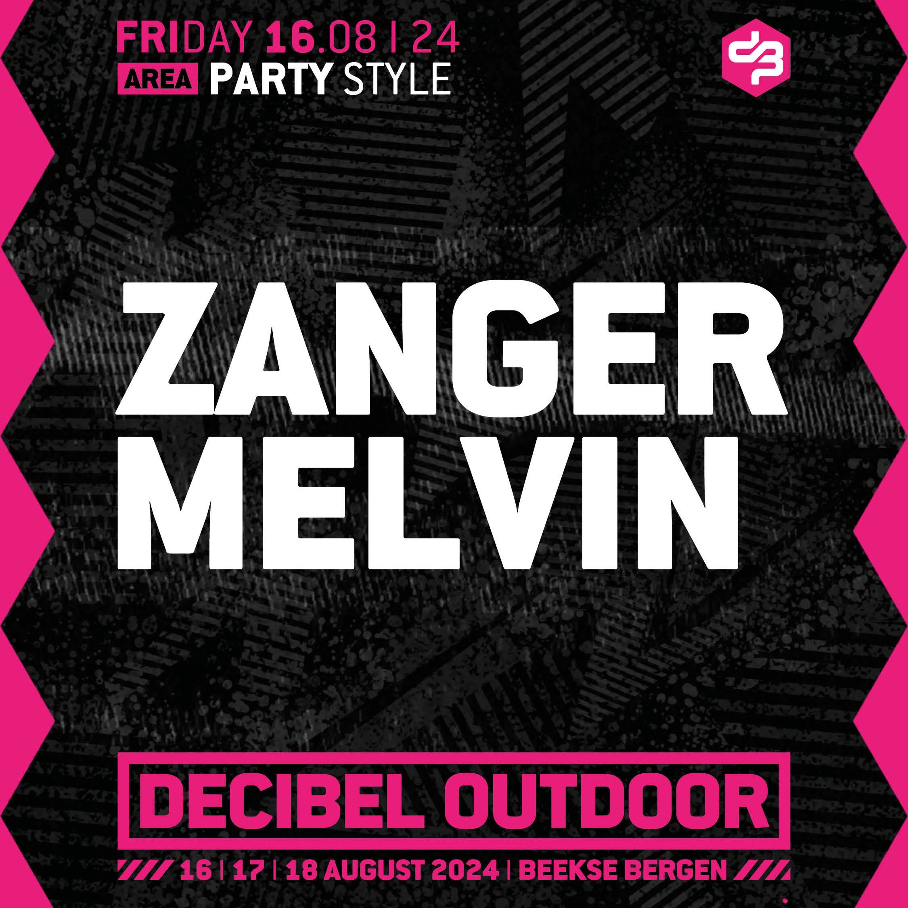 Zanger Melvin | Decibel outdoor 2024 | Partystyle | Friday episode artwork