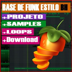 Base de Funk Estilo BH + Projeto + Samples e Loops | Audio Plug