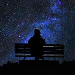 under the starry sky
