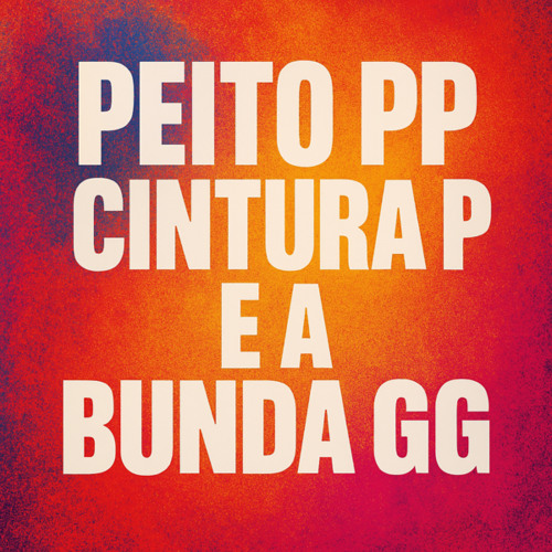 PEITO PP CINTURA P E A BUNDA GG
