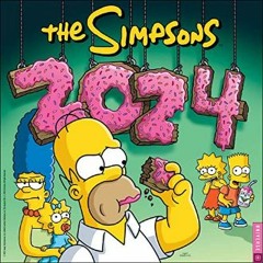 #^D.O.W.N.L.O.A.D 📕 The Simpsons 2024 Wall Calendar     Calendar – Wall Calendar, June 20, 2023 On
