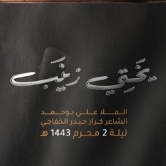 يختي زينب  - الملا علي بوحمد   ليلة 2 محرم 1443 هـ