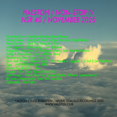 HALSTON / NON-STOP IV / NSR 40 / NOVEMBER 2025