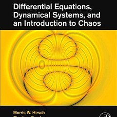 [READ] PDF 📚 Differential Equations, Dynamical Systems, and an Introduction to Chaos