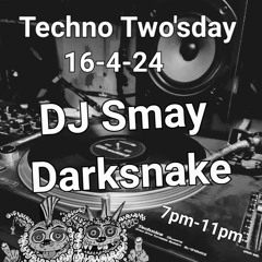 Darksnake Special Techno "Techno Two's Day 9" Mixcloud Live 16.4.2024
