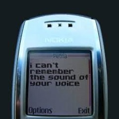 your voicemail made me sad