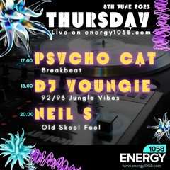 Psychocat Live On  Energy1058 radio 08.06.23 (Breakbeat)