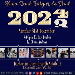 New Years Eve Kirtan Darbar 2024