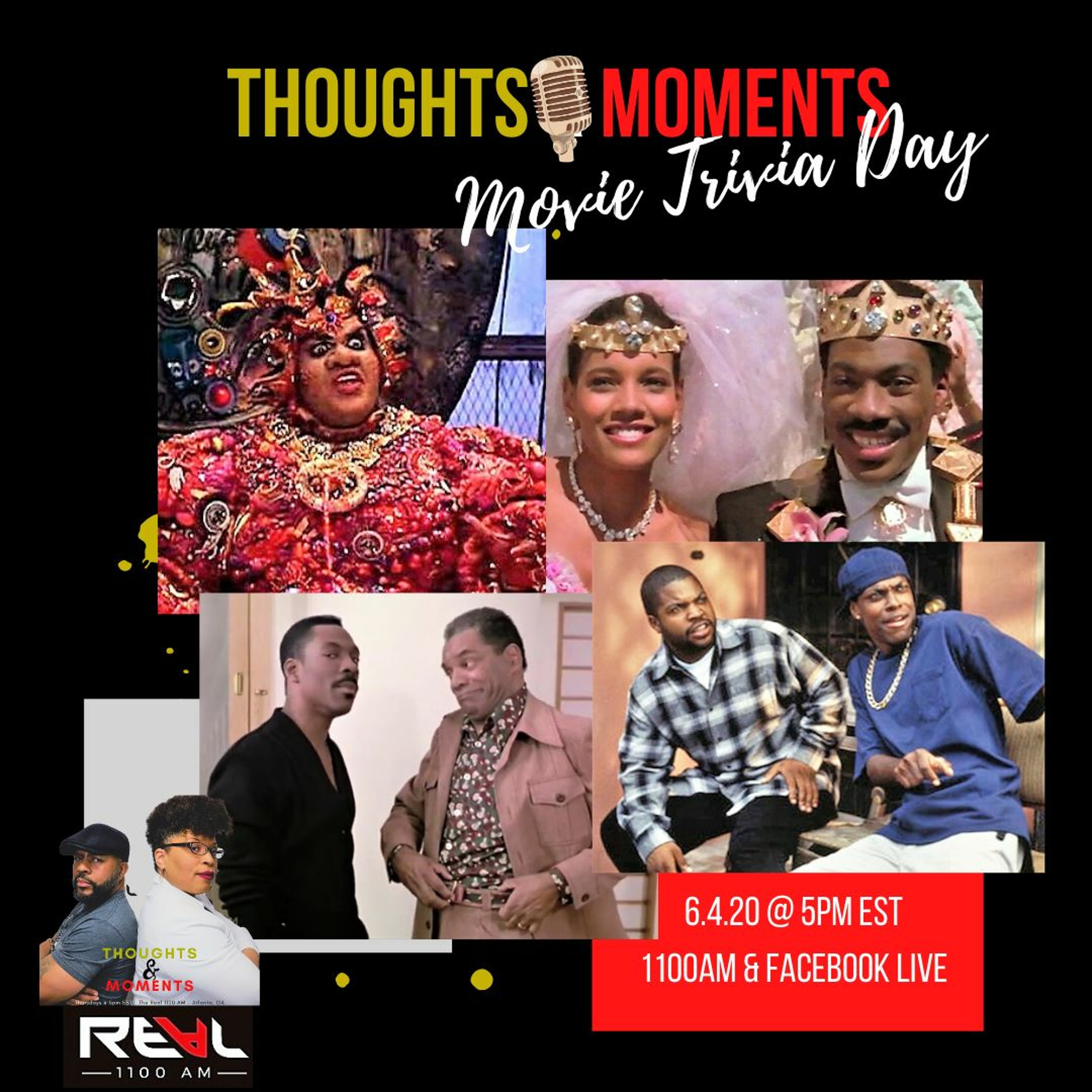 THOUGHTS AND MOMENTS 6 - 4-20 Black Movie Trivia