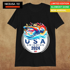 Usa 2024 United States American Sport 2024 Swimming T T-Shirt