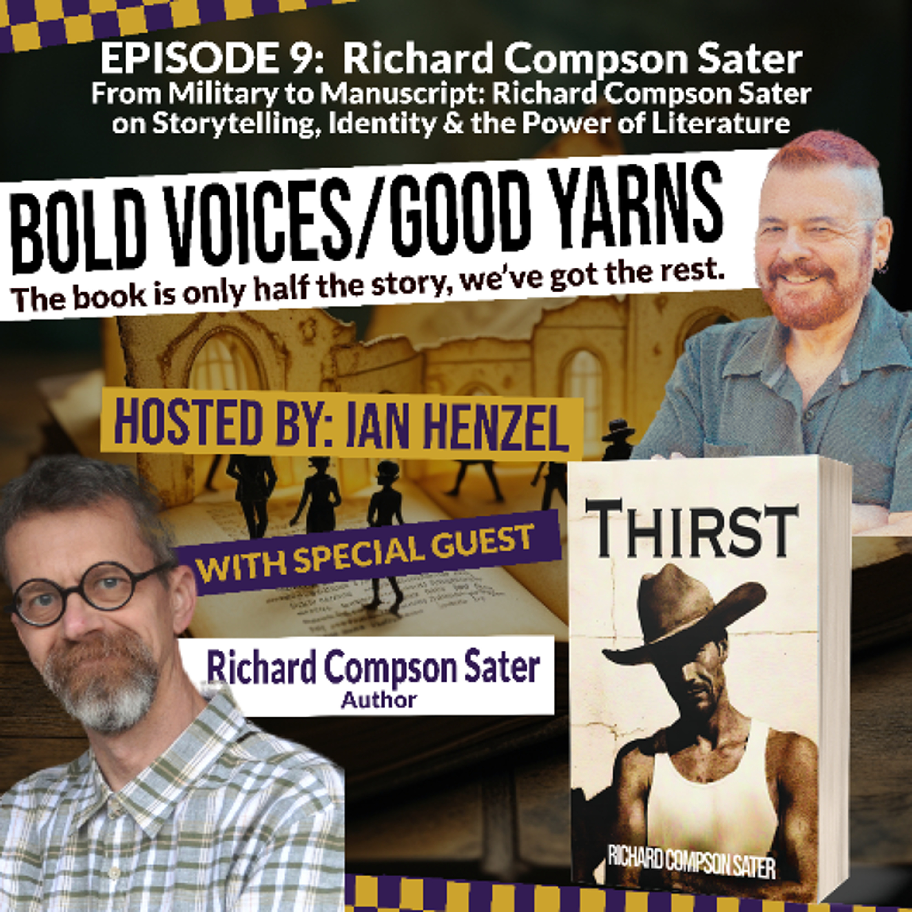 cover of episode From Military to Manuscript: Richard Compson Sater on Storytelling, Identity & the Power of Literature - Ep 9