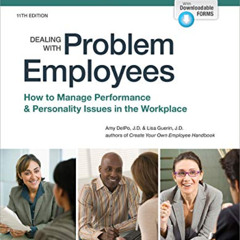 [Read] EBOOK 📩 Dealing With Problem Employees: How to Manage Performance & Personal