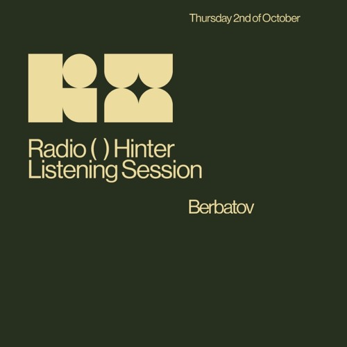 Berbatov // Listening Session // 02-10-2025
