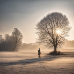 contemplative (in the freezing cold)