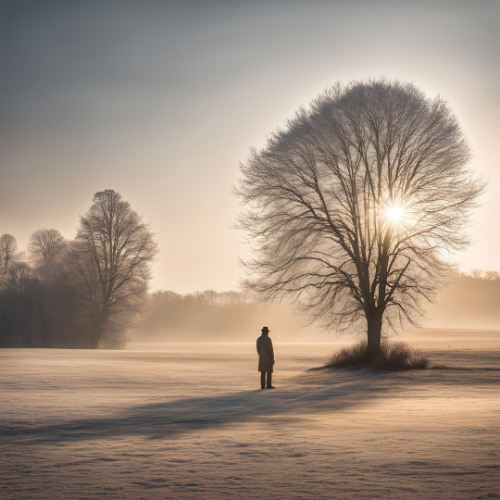 contemplative (in the freezing cold)