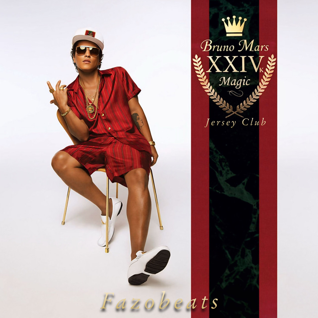 ブルーノマーズ】フットボールシャツ MAGIC 24 Bruno Mars Cross