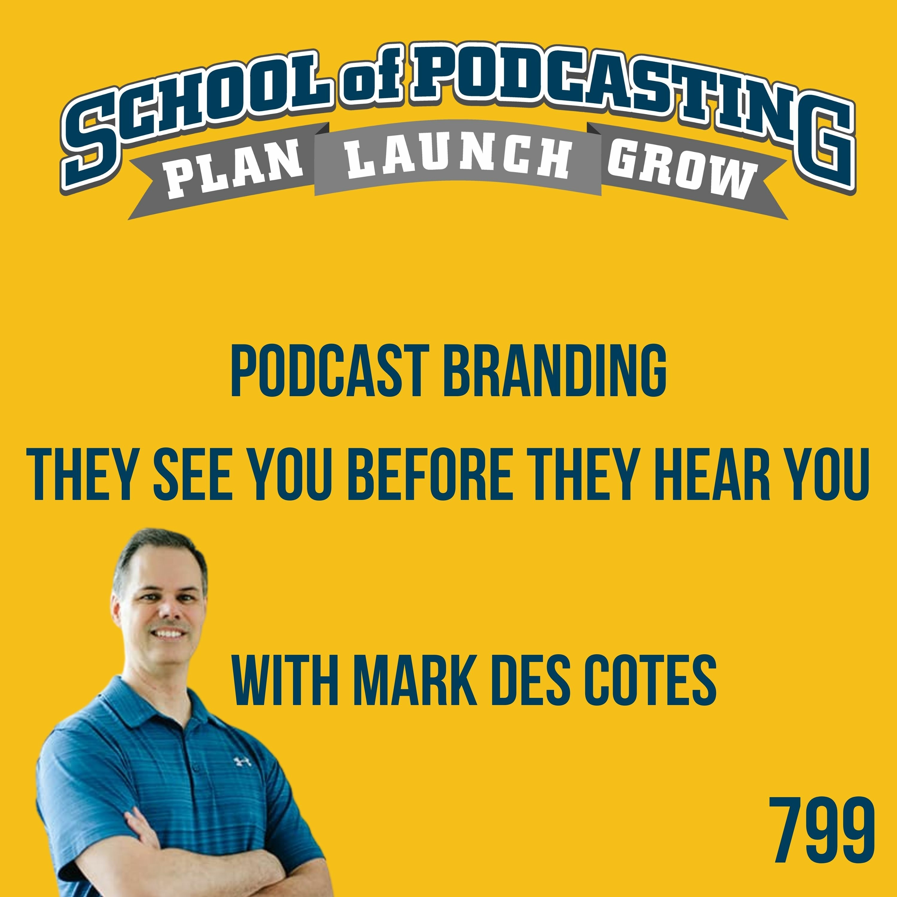 They See You Before They Hear You Podcast Branding With Mark Des Cotes episode artwork