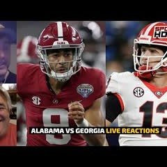 NATIONAL CHAMPIONSHIP LIVE REACTIONS | ALABAMA VS GEORGIA | NFL PLAYOFF PREVIEW | Sports Hounds