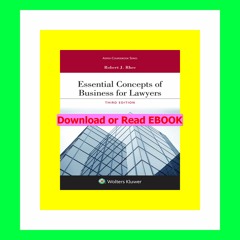 Read ebook [PDF] Essential Concepts of Business for Lawyers (Aspen Coursebook Series)
