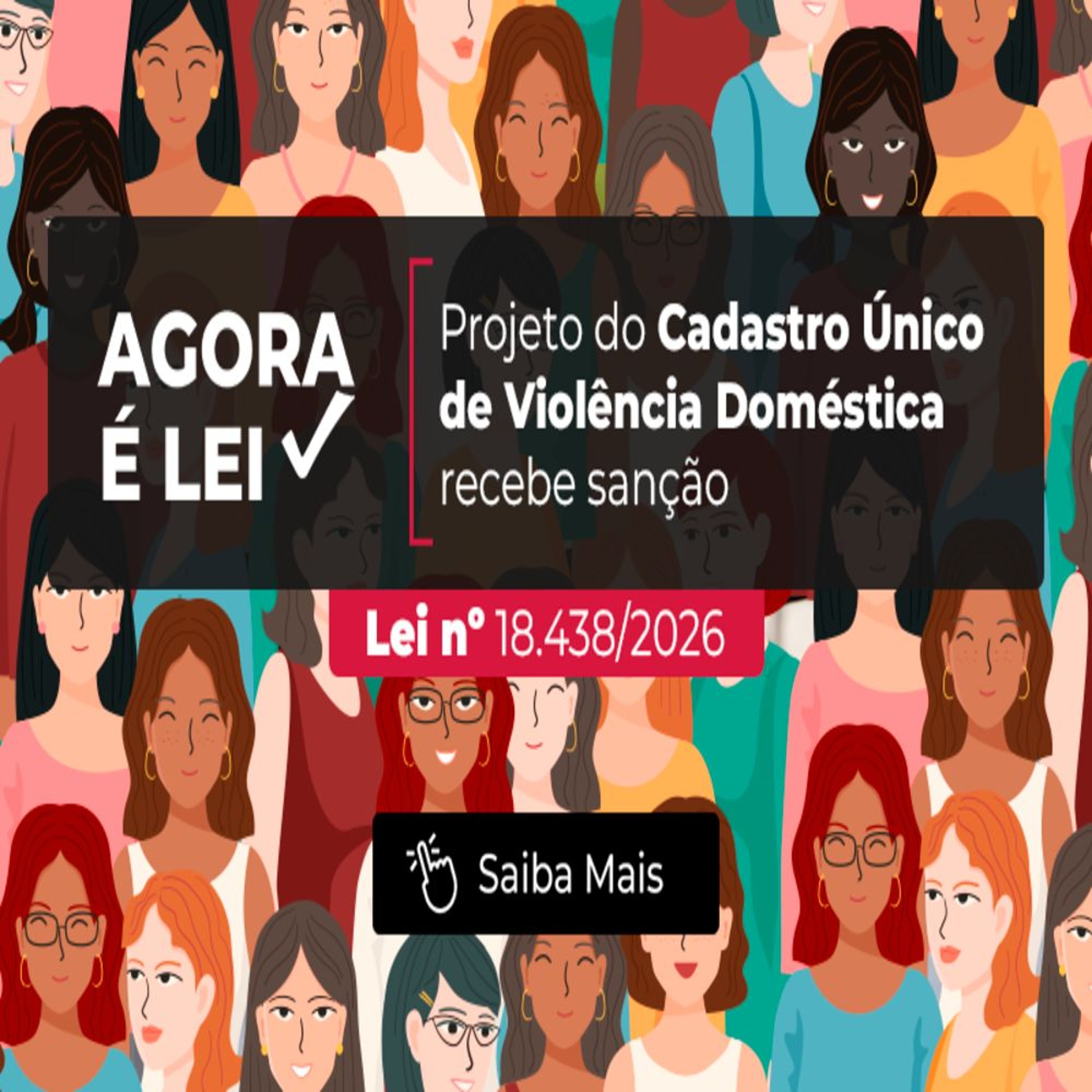 15.04.2026 =AGORA É LEI = PL QUE CRIA CADASTRO ÚNICO DE VIOLÊNCIA DOMÉSTICA FOI SANCIONADO episode artwork